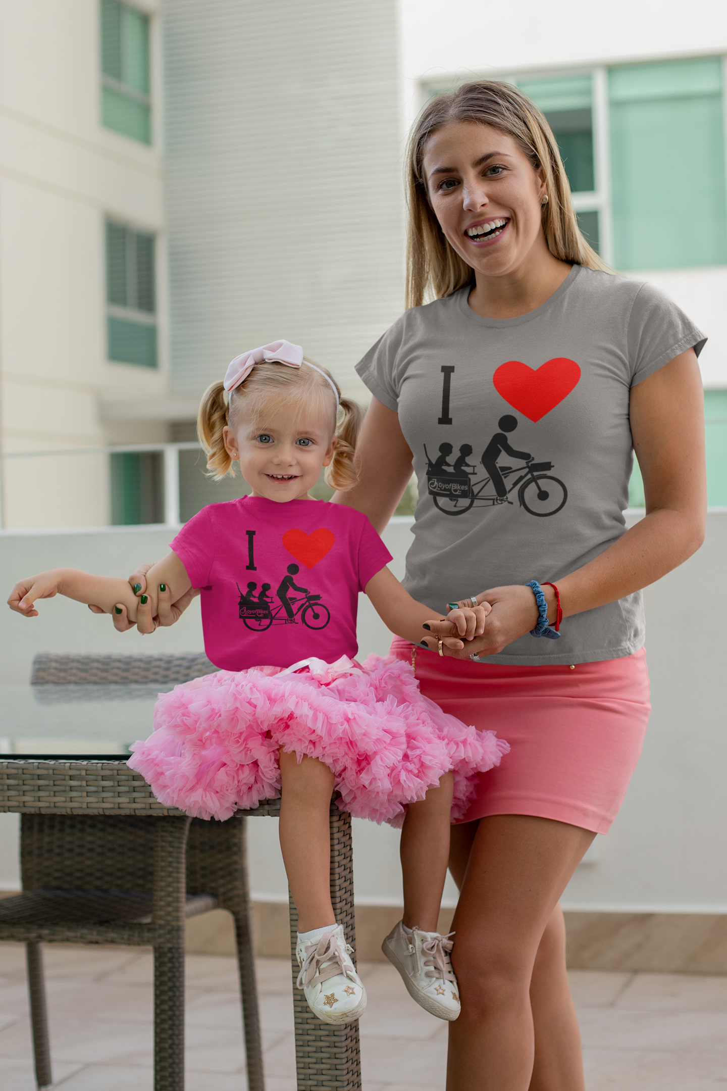 Youth I Heart Cargo Bike (front only) Youth Short Sleeve T-Shirt