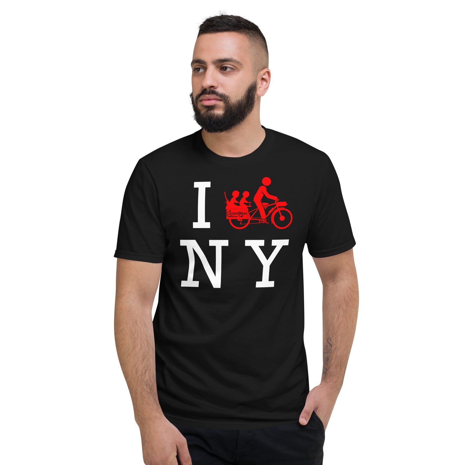 I Cargo Bike NYC Short-Sleeve T-Shirt (Front Only)