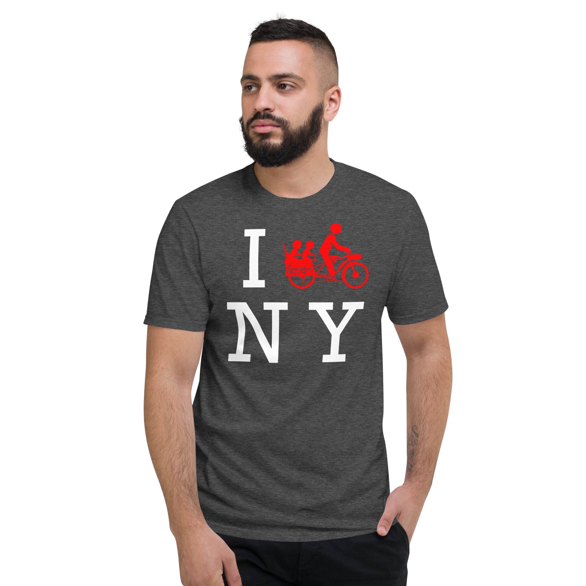 I Cargo Bike NYC Short-Sleeve T-Shirt (Front Only)