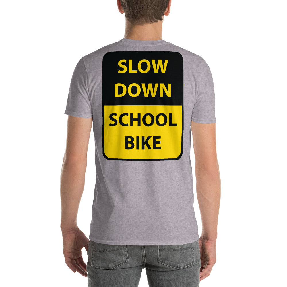 I Heart Cargo Bike SLOW DOWN Unisex Short-Sleeve T-Shirt