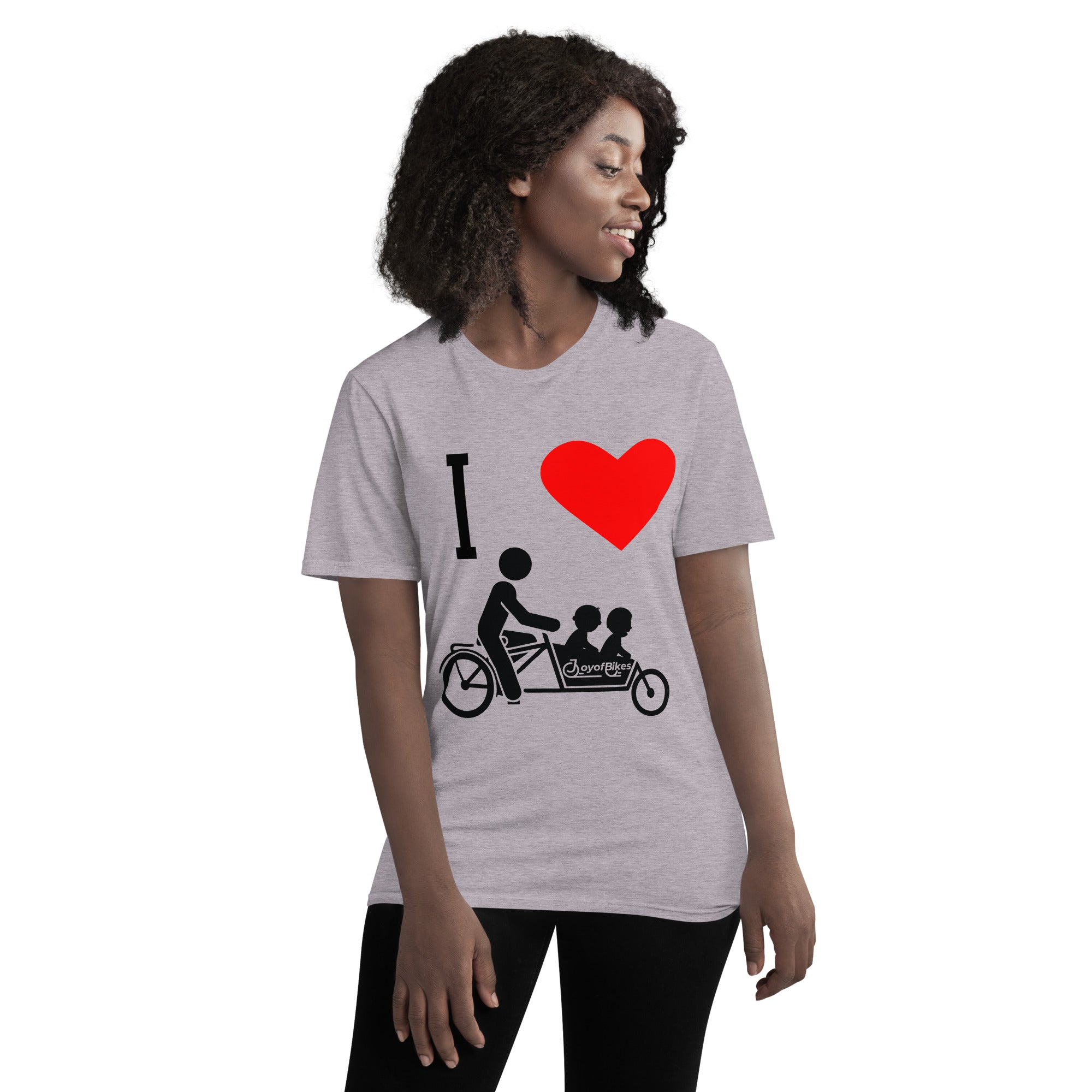 I Heart Box Bike SLOW DOWN Unisex Short-Sleeve T-Shirt