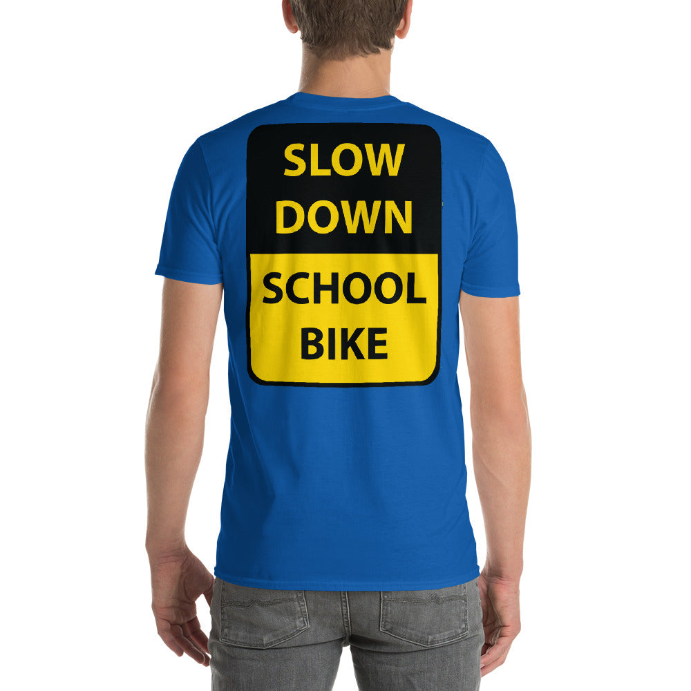 I Heart Cargo Bike SLOW DOWN Unisex Short-Sleeve T-Shirt