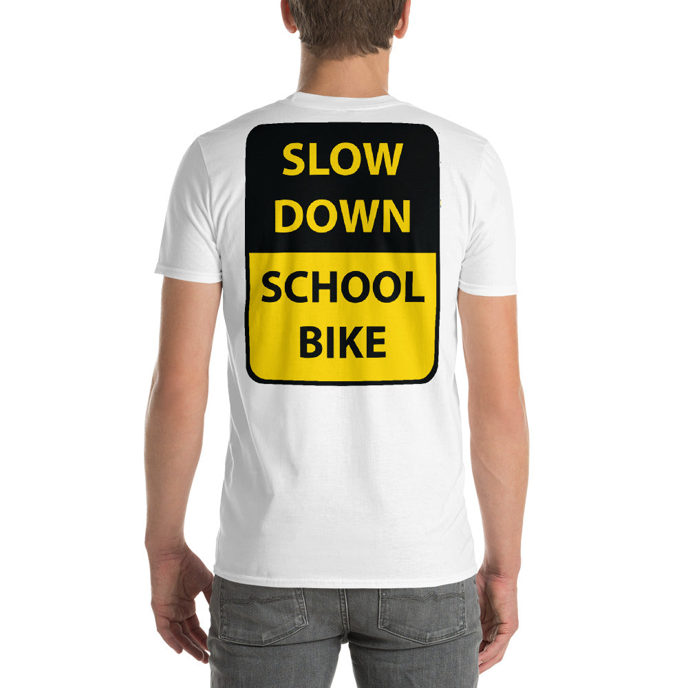 I Heart Cargo Bike SLOW DOWN Unisex Short-Sleeve T-Shirt