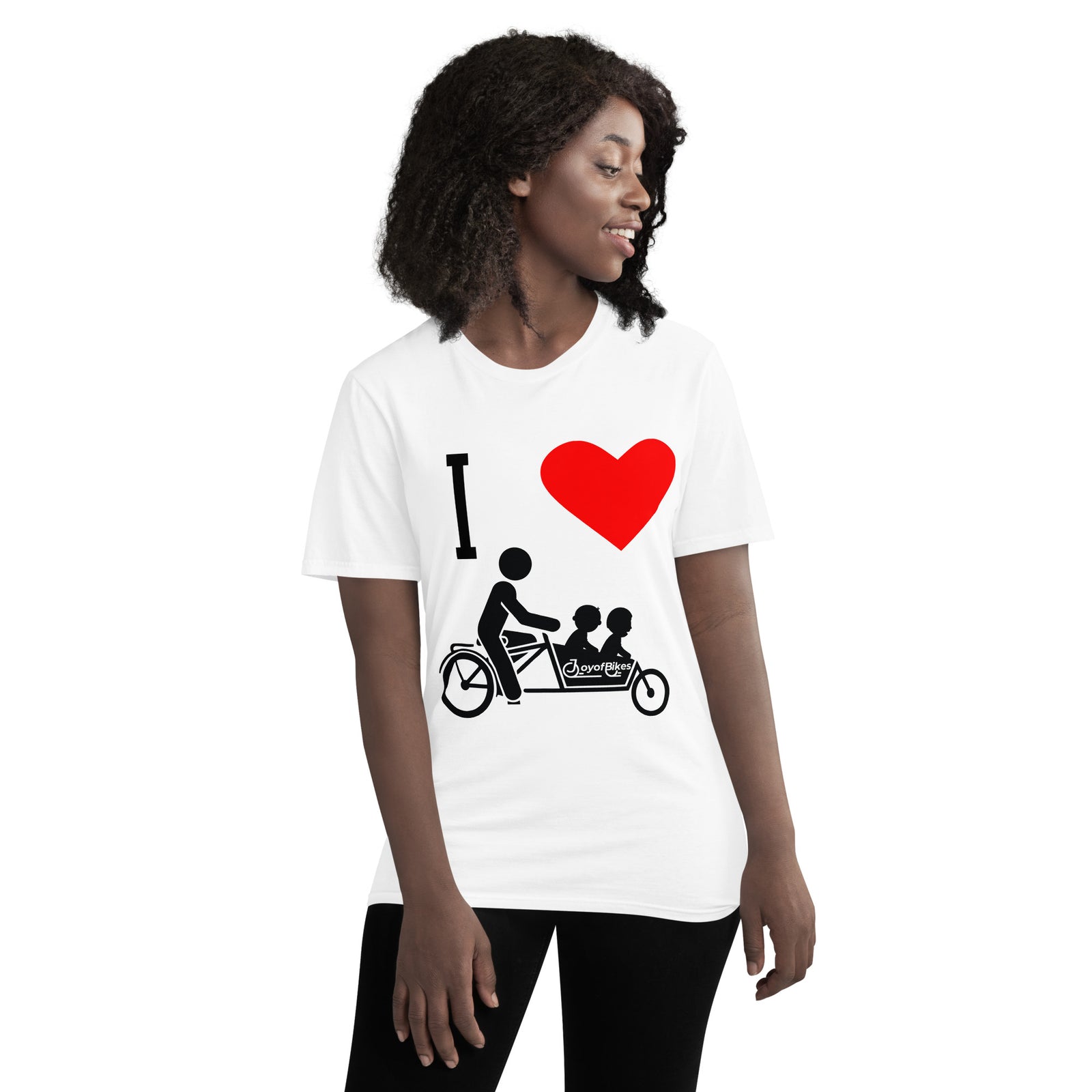 I Heart Box Bike SLOW DOWN Unisex Short-Sleeve T-Shirt