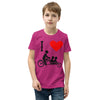 Youth I Heart Box Bike SLOW DOWN Short Sleeve T-Shirt