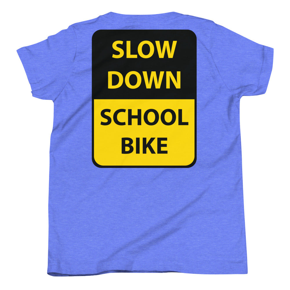 Youth I Heart Cargo Bike SLOW DOWN Short Sleeve T-Shirt