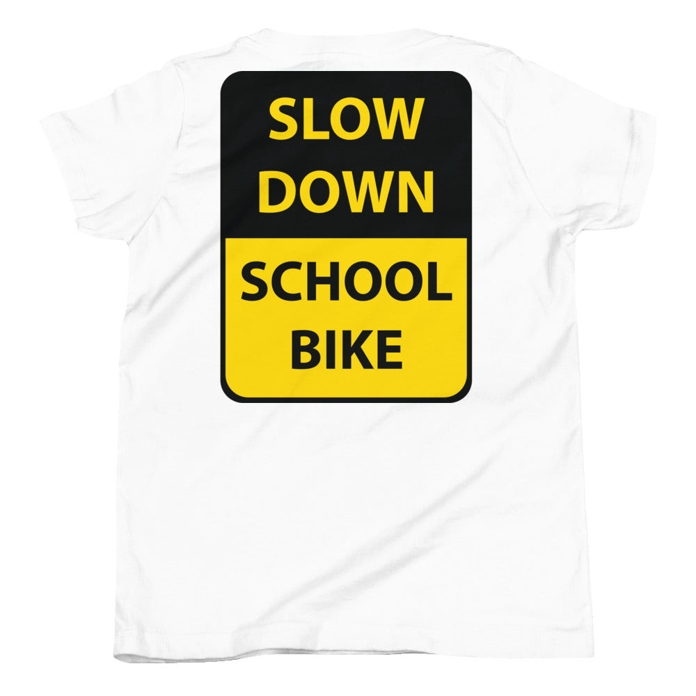 Youth I Heart Cargo Bike SLOW DOWN Short Sleeve T-Shirt